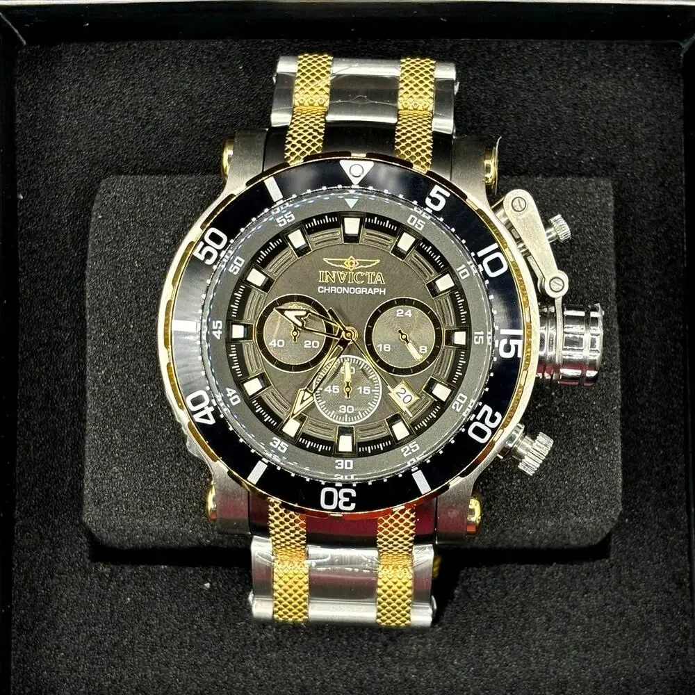 Invicta Coalition Forces Night Hawk 32712 52mm Chronograph Men’s Watch NIBWT